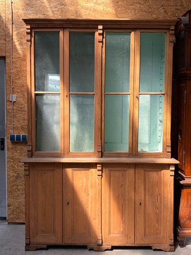 Vitrinen-Aufsatz-Halbschrank
