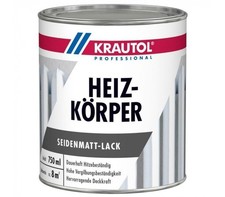 €12,00L  2,25 L Krautol Heizkörperlack seidenmatt weiß Acryl  hochwertiger Lack