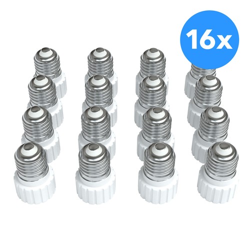 16x lampensockel adapter e27 - 16x,