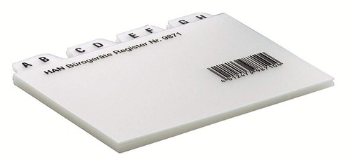 Han karteiregister pp a7 - han, a-z