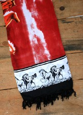 Sarong Pferde Pareo Pferd Tuch
