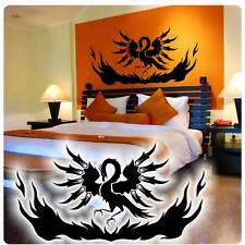 Phönix Phoenix Wandtattoo Feuervogel Wandaufkleber Flames Feuer Aufkleber W1533