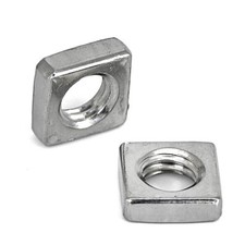 Vierkantmutter Mutter Edelstahl niedrig Gewindeplatte M3 M4 M5 M6 M8 V2A DIN 562