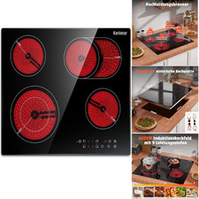 Glaskeramikkochfeld 4 Platten