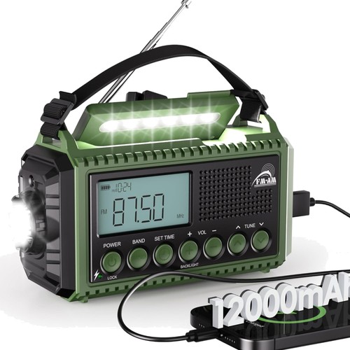 Kurbelradio mit powerbank - kurbelradio,