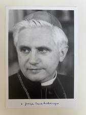 Papst Benedict XVI - Faksimiliert Signiert - Kardinal Ratzinger