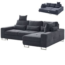 Ecksofa - graphite -