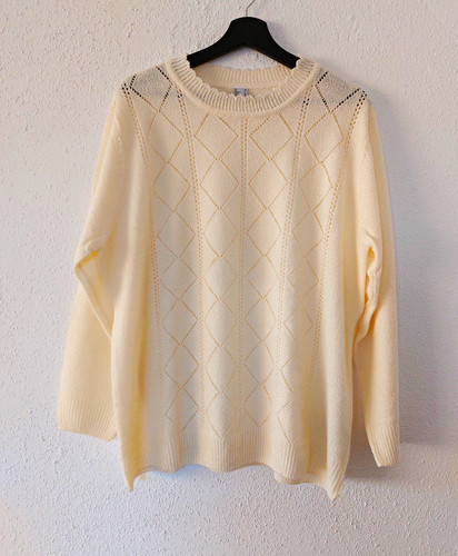 Damen strickpullover gelb - damen,