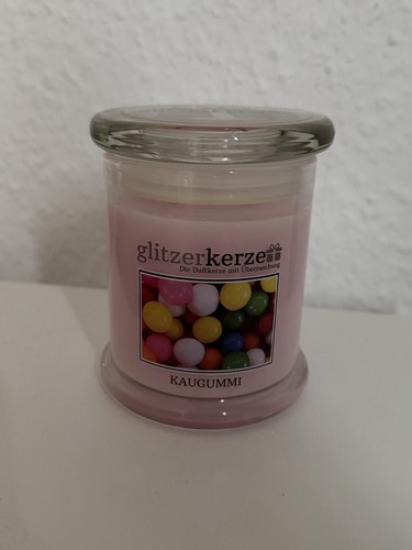 Glitzerkerze kerze kaugummi - kerze,