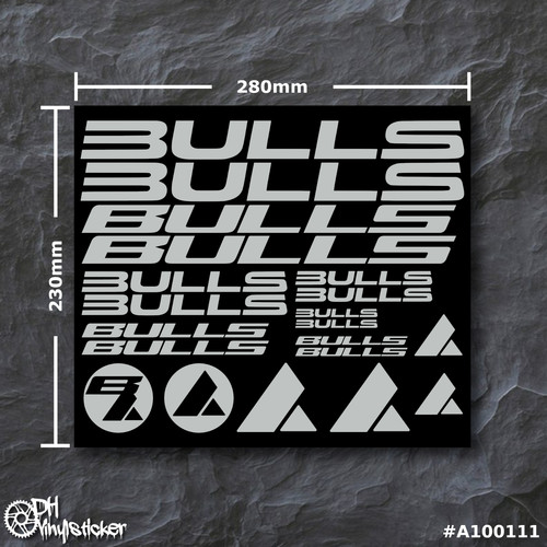 Bulls sticker grau - bulls, |