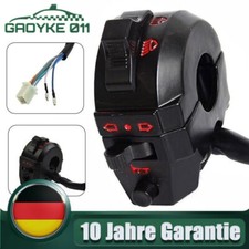 Universal Motorrad 22mm 7/8 Lenker Links Bedienschalter Licht Hupe-Blinker DHL