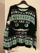 Pullover; Weihnachtspullover Grinsekatze; Alice im Wunderland; Disney XXL