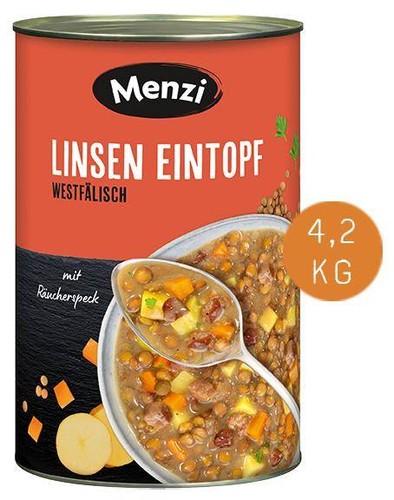 Menzi linsen eintopf - menzi,