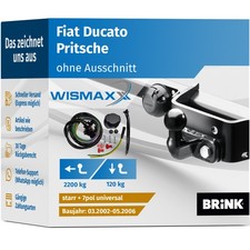 ANHÄNGERKUPPLUNG für Fiat