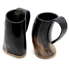 Trinkhorn Becher 100% echt