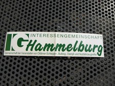 Vintage Aufkleber - IG Hammelburg Veranstalter Oldtimer-Schlepper Bulldog Dampf