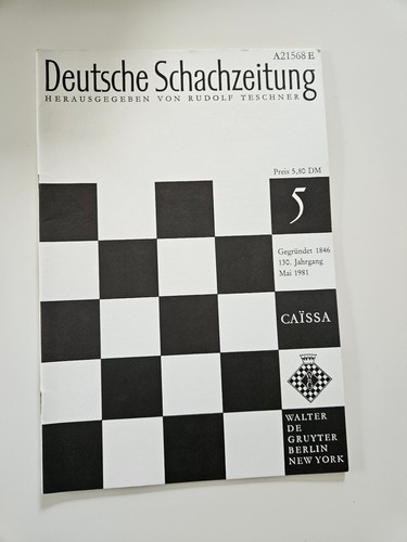 Deutsche schachzeitung 1981 - deutsche,