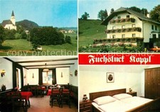 Koppl Gaestehaus Pension Fuchsluck Ortsansicht mit Kirche