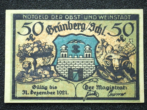 Notgeld polen schlesien - notgeld,