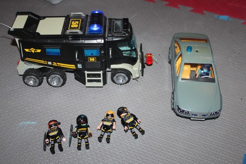 Playmobil sek truck - sek, +