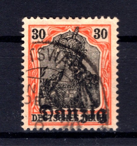 Danzig mit stempel - danzig,