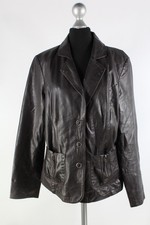 David Moore braune Leder-Jacke Gr.40/M echtes Leder Top Zustand