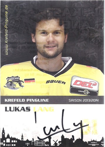 Autogramm lukas lang - lukas,