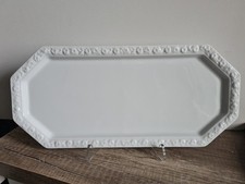 Porzellan Servierplatte Rosenthal Maria weiss Königskuchenplatte Alte Ausführung