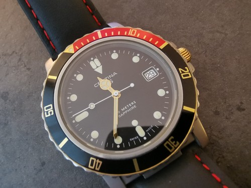 Vintage certina ds turtle - -,