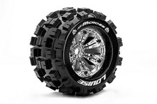 Louise RC MT-MCROSS 1-8 Monster Truck Reifen Medium chrome vorne LR-T3276CH