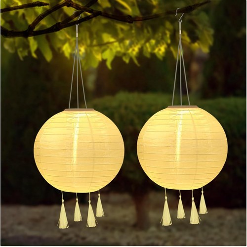 Solar lampions led außen - solar,