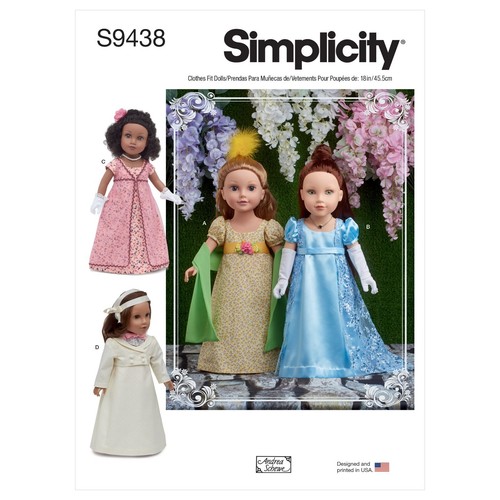 Simplicity 9438 puppenkleidung - simplicity,