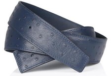 Straussenleder Blau