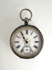 935 Silber Taschenuhr Ersatzteile Reparaturen römische Ziffern Steam Punk klein