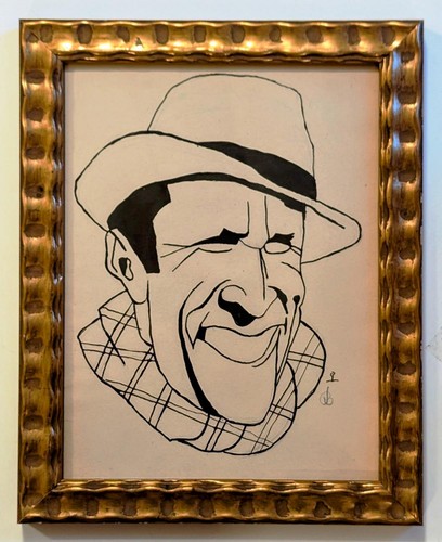 Luis trenker original tusche - -,