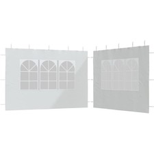 2X Seitenteil mit Fenster PE