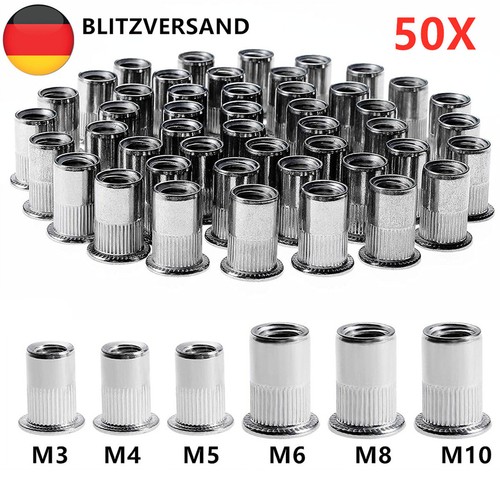 Einziehmutter sortiment 50x - einziehmutter,