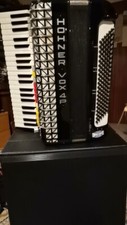 Hohner Akkordeon 120 Bass mit midi Konverter und Vox Funktion