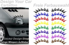 Twingo Wimpern Autoaufkleber