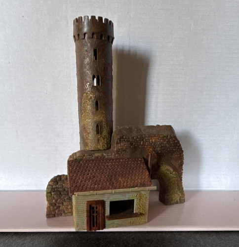 Modellbahn burg turmruine aus - modellbahn, burg-/turmruine