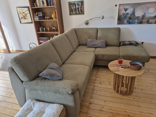 Sofa form olivgrün - sofa, l-form