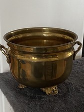 Alter vintage Messing Blumen