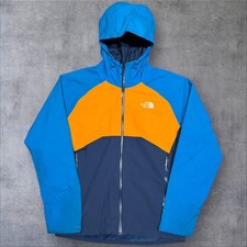 Blaue wasserdichte Herrenjacke