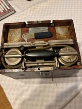 Feldfernsprecher 26 mit originaler Kurbel und Handapparat / Feldtelefon 26
