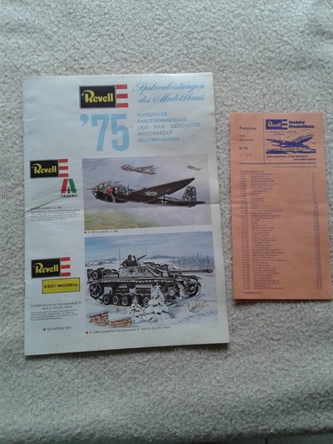 Revell 1975 modellbau - revell, modellbau-katalog