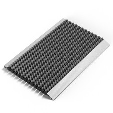 B-WARE Fußmatte Aluminium mit