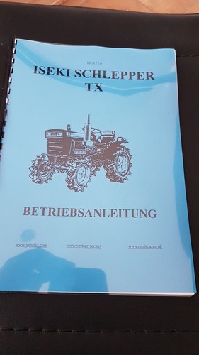 Bedienungsanleitung iseki - bedienungsanleitung,