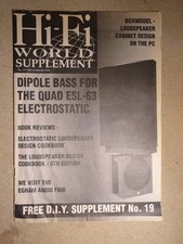 Hi-Fi World Supplement No. 19 DIY audio, tips, projects, letters and adverts