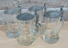 4x altes Schnapsglas mit