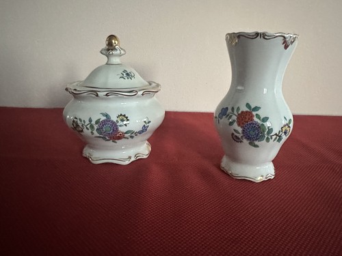 Porzellanvase und dose - porzellanvase,